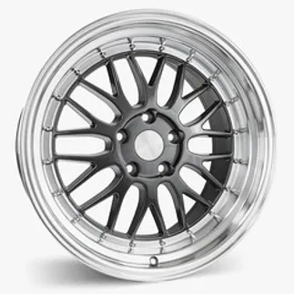 ESR SR05 19.0x8.5 ET30 5x115  / 72.56 (Custom Drill) - Gunmetal - Machined Lip